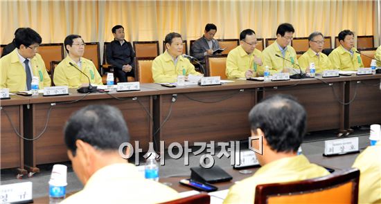 윤장현 광주시장, 2014재난대응 안전한국훈련 안전관리위원회의 주재