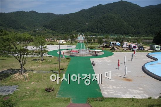 장흥군 심천공원 오토캠핑장