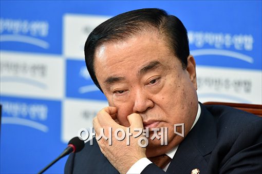 [포토]심각한 문희상 비대위원장