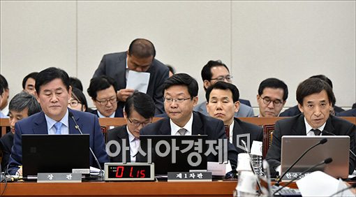 [포토]답변하는 이주열 총재