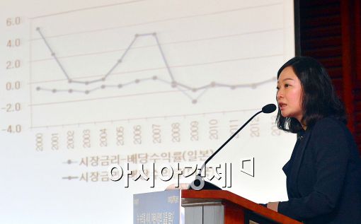 [포토]강소현 박사, '투자자 배당선화 변화와 기업 가치는...'