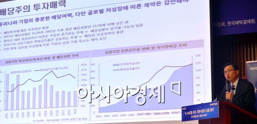 [포토]이상진 신영자산운용 사장, '배당주의 투자 매력은?'