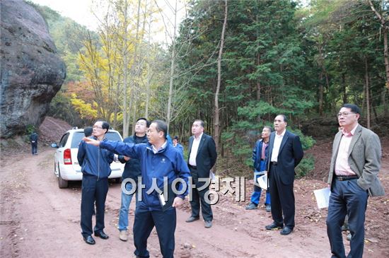 곡성군의회, 산림훼손 현장 및 생물방제연구원 현지점검 가져