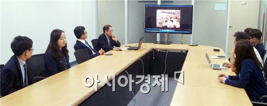 호남대 LINC사업단은  산업체 재직자들을 대상으로 교육을 실시했다.