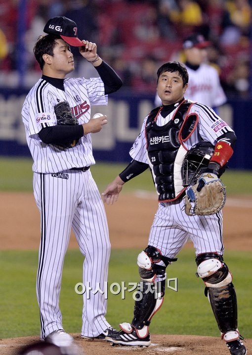 [포토]류제국, '아직 몸이 덜 풀렸나봐'