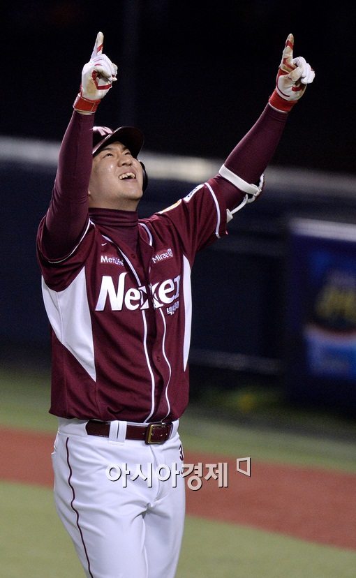 [김현민의 포토리포트] 김민성, 신기록의 순간