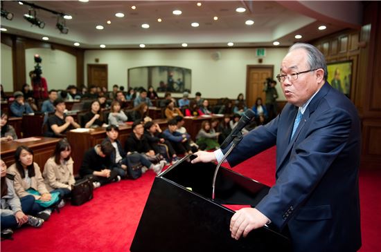 [동서대 기업문화특강]장인수 "영업은 마음 빼앗는 것"