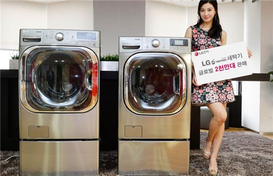 글로벌 판매 2000만대를 돌파한 LG전자의 ‘6모션’ 세탁기 / 