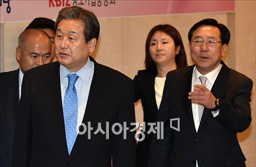 [포토]중소기업인 만나는 김무성 대표