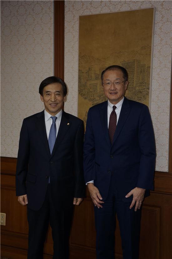 김용 세계은행 총재, 5일 한국은행 방문