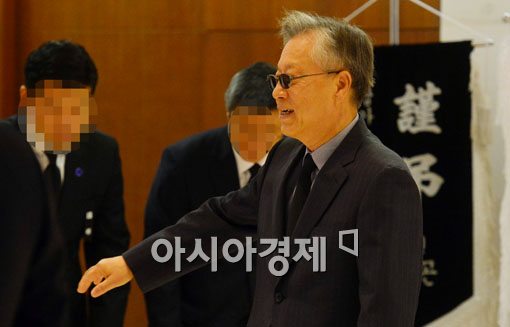 [포토]이동찬 명예회장 빈소 찾은 이석채 전KT회장 