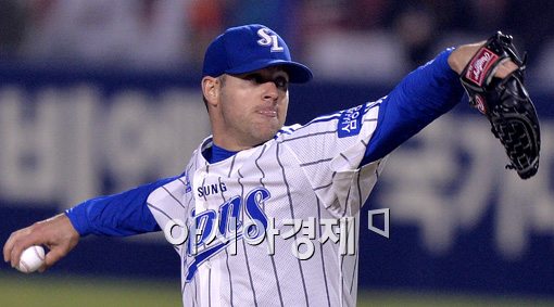 [포토]밴덴헐크,'넥센 타선은 내가 잠재우마!'