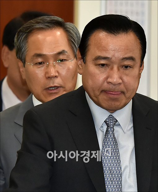 [포토]주례회동 마친 여야 원내대표