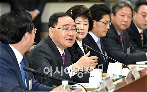 [포토]발언하는 정홍원 총리