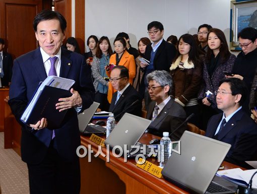 [포토]금통위 참석하는 이주열 한국은행 총재 
