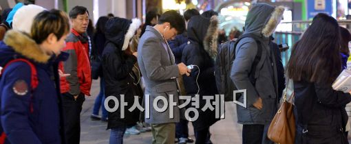 [포토]한파 속 퇴근길