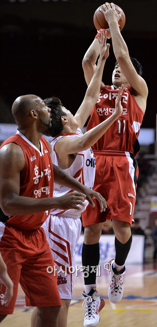 [포토]점프슛 시도하는 양희종