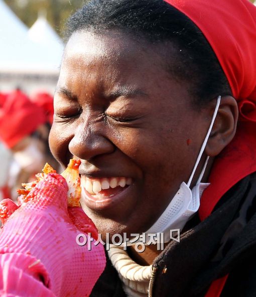 [포토]김치와 외국인