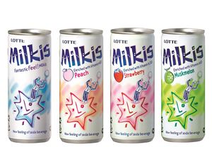 롯데칠성음료, 홍콩 수출용 '밀키스'