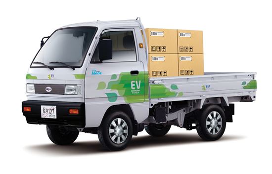 '택배용 전기트럭' 6대 전국최초 운행 시작