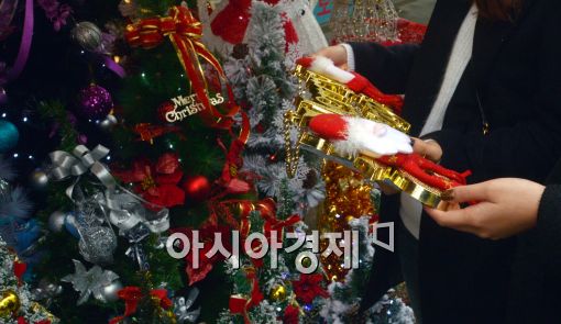 [포토]크리스마스, 한달 앞으로
