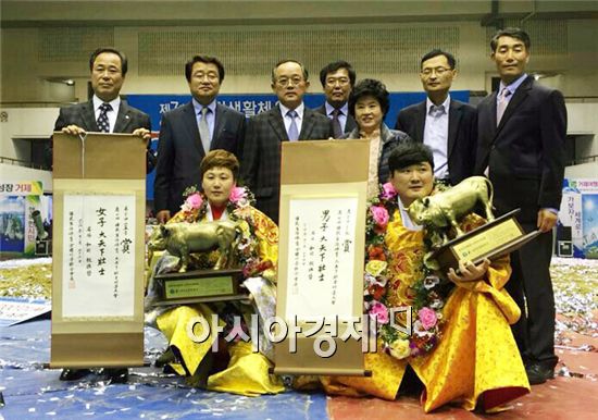 구례군청 반달곰씨름단, 여자 大천하장사 우승