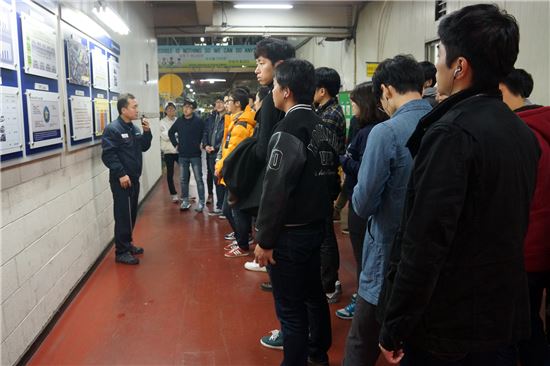 [재능기부 기술기부]평택공장 대학생 車생산과정 견학