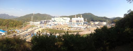 동두천 LNG 복합화력발전소 건설 현장.