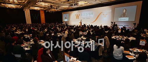 [포토]아시아여성리더스포럼 참석한 김희정 장관