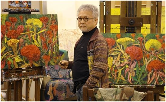 세상 그늘 드러낸 육감적 맨드라미…안창홍 개인전