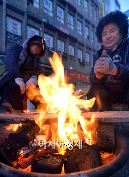 [포토]'추위와의 전쟁'