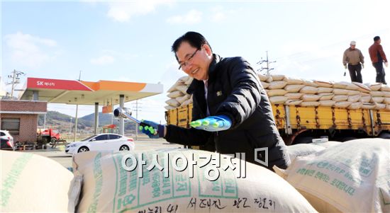 완도군, 2014년산 공공비축미곡 포대벼 매입