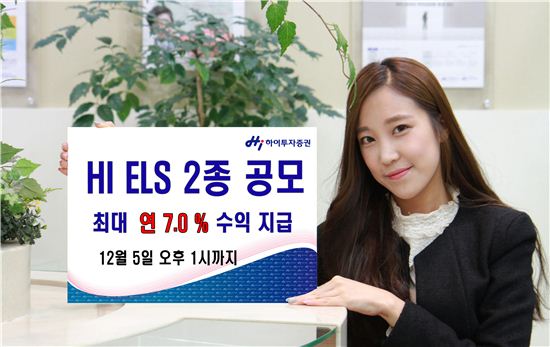 하이투자증권, ELS 2종 공모