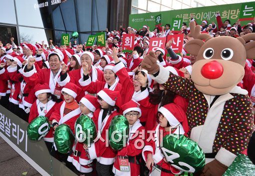 [포토]이른둥이들의 희망 싣고 산타가 간다 