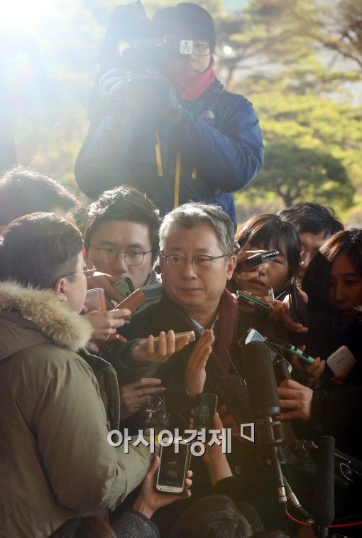 [포토]조응천 전 청와대 공직기강비서관, '부끄러운 일 한적 없다'