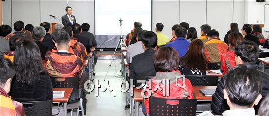 광주U대회 조직위, 인천AG 조직위 권경상 사무총장 초청 특강