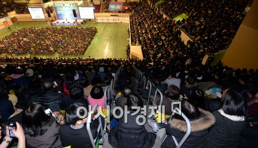 [포토]'열기 속 입시설명회장'