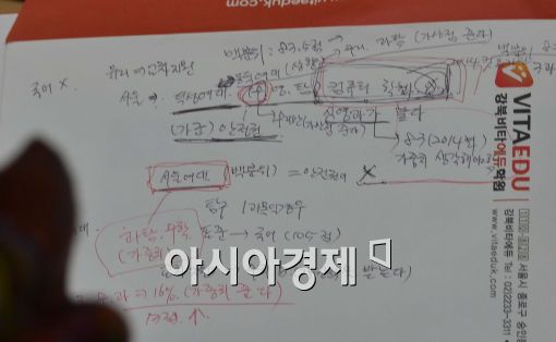 [포토]'대입상담 메모'