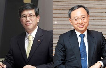 하성민 SK텔레콤 대표(왼쪽), 황창규 KT 회장(오른쪽)