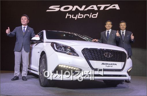[포토]현대차, 쏘나타 하이브리드 출시