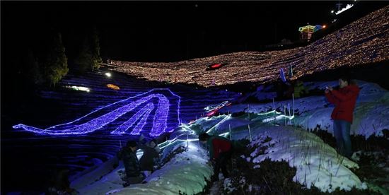 ‘보성차밭 빛축제’ 19일 점등식으로 개막