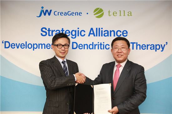 JW크레아젠, 日바이오社와 세포치료제 개발 MOU
