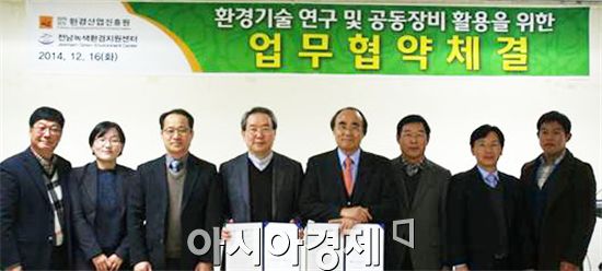 전남녹색환경지원센터-전남도 환경산업진흥원 업무협약 체결
