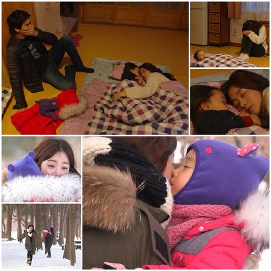 '장미빛연인들' 한선화-이장우, 잠든 초롱이 보며 눈물…'지난 사랑이 다시?'