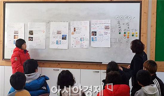 장흥 관산초등학교, 리더십 캠프 실시