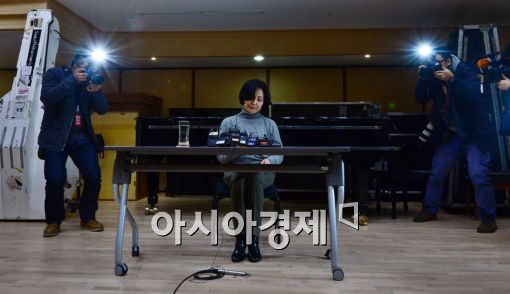 [포토]긴급 기자회견 연 박현정 서울시향 대표 