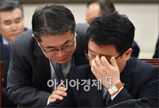 [포토]국회, 긴급 현안보고 출석한 조석 한수원 사장