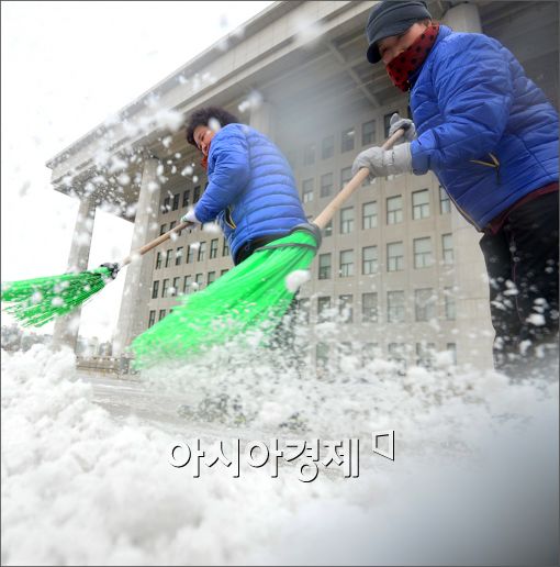 [포토]눈 내린 2014년 마지막 날