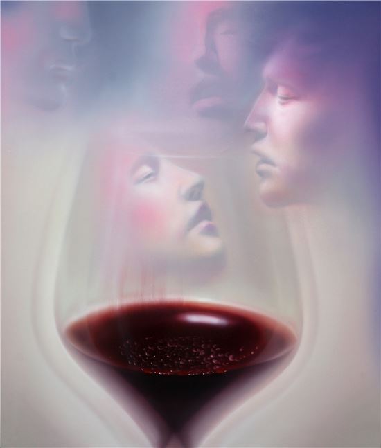 미술관서 와인에 취하다…'21세기 최후의 만찬'展