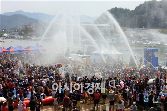 정남진 장흥 물축제